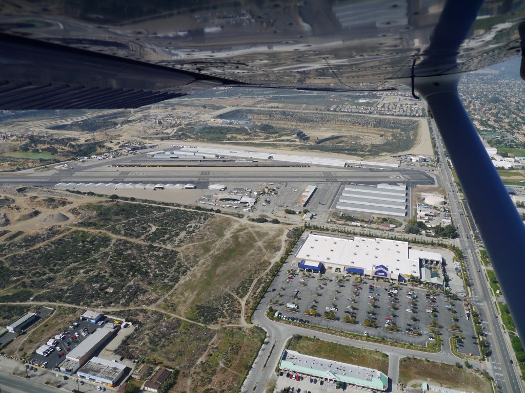 Left downwind runway 24 at Cable