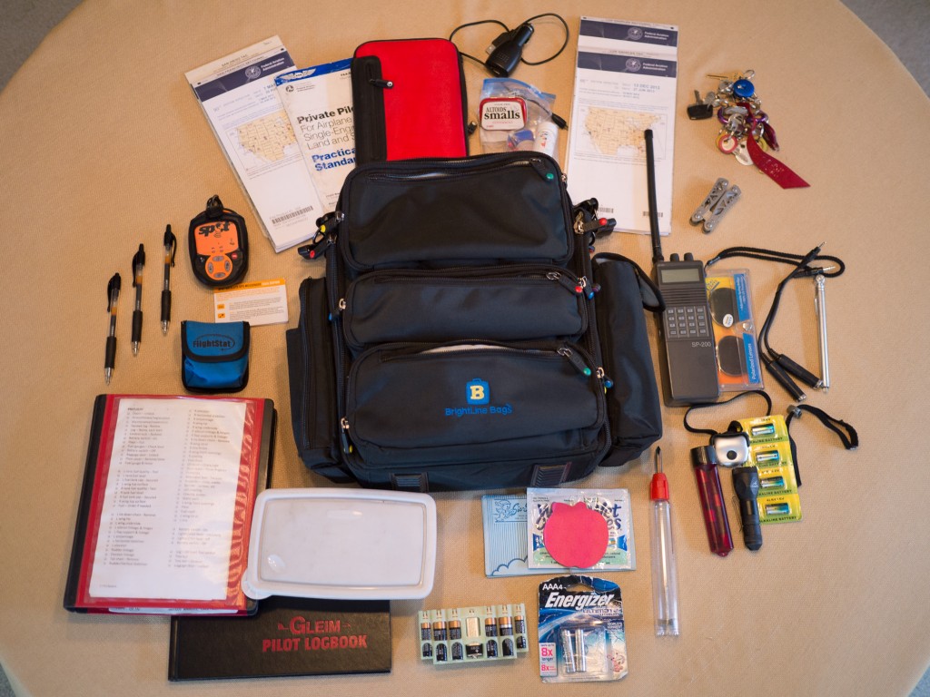 student pilot bag